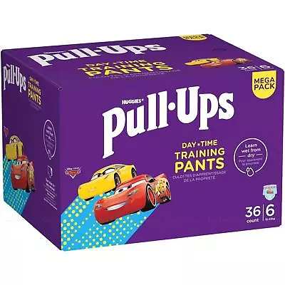 Huggies Pull-Ups Day Time Boy Training Pants 15-23kg Size 6 Mega Pack 36 Nappy • £13.49