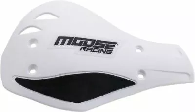 NEW Moose Contour Handguard Deflectors Pair WHITE Snowmobiles Dirt Bike  ATV • $24.95