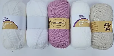 £3 • Buy CLEARANCE Mixed Aran Wool MIXED COLOURS 520g