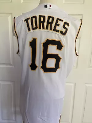 SALOMON TORRES Pittsburgh Pirates - 2007 Game Issue Majestic Jersey Vest Size 48 • $99.99