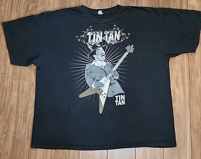 Tin Tan T-Shirt Sz 2XL Mexico Pachuco With Guitar Graphic Tee  • $15