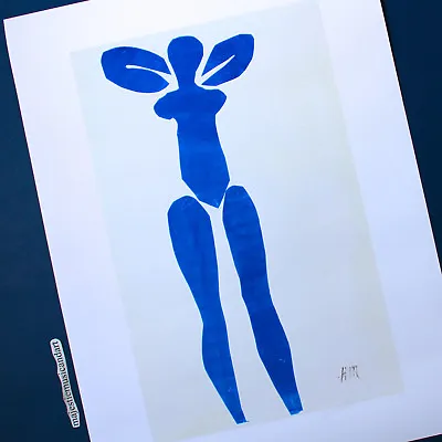 Beautiful Henri Matisse Standing Blue Fine Art Print Poster • $150