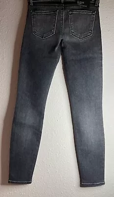 J Brand.Cropped Jeans.Super Skinny.Low Rise.Size 24.Pre-faded Grey.RRP Tag £190 • $19.89