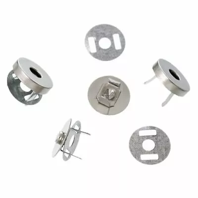 20 Sets Silver Tone Magnetic Snap Clasps – 14mm • $5.45