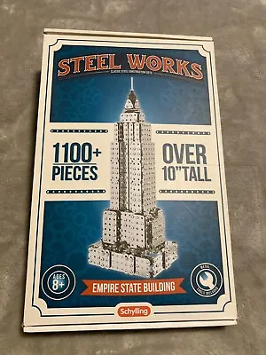 NWOT Schylling STEEL WORKS Classic Steel Constructions Set Empire State Building • $20