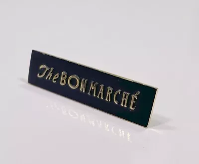 The Bon Marche Black Lapel Tie Clip Clasp • $25