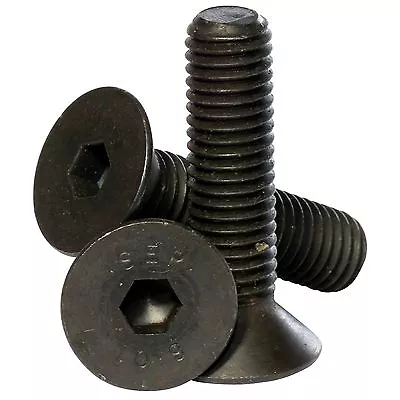 £0.99 • Buy M3 ( 3mm ) High Tensile 10.9 Socket Countersunk Screws Black Self Colour Bolts