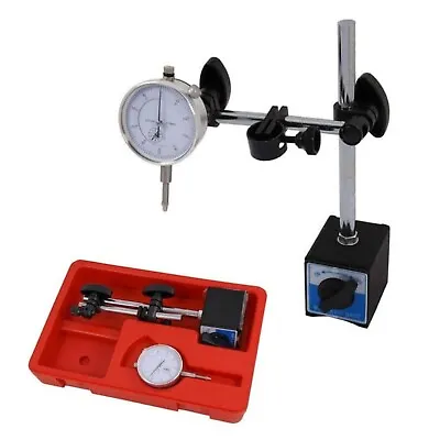 £28.95 • Buy DIAL TEST INDICATOR GAUGE 0 To 10mm STAND & MAGNETIC BASE 60kg PULL CT3785