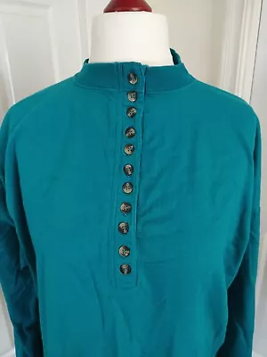 Turquoise Longline Top  One Size • £3