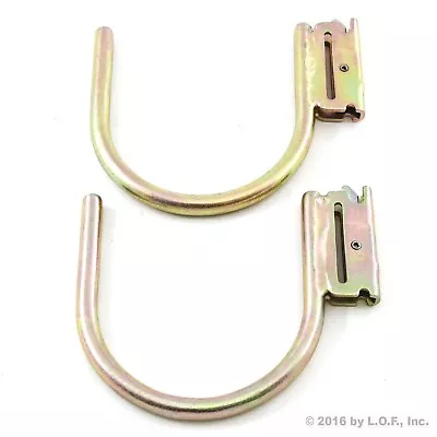 2 E Track Round J Hook System RV Flatbed Trailer Helmet Motorcycle Jacket Rack • $19.65