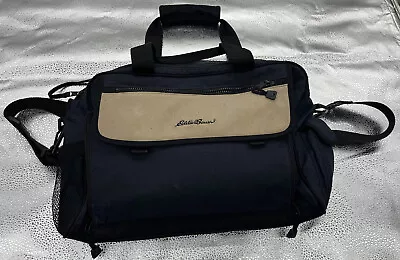 Eddie Bauer Cross Body Messenger Laptop Bag School Book Classic • $14.99