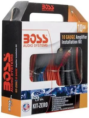 Boss Audio KITZERO 10 Gauge Car Amp Install Kit • $25.07