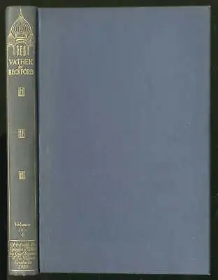 William BECKFORD / Vathek With The Episodes Of Vathek Volume Two 1929 • $50