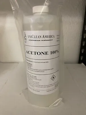 Acetone Grade 100% • $20