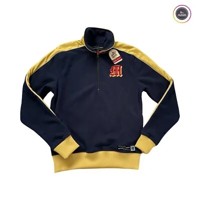 Mitchell & Ness Legendary Half Zip Pullover Men Fleece Sweatshirt - M  • £50