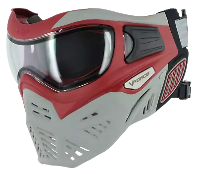 VForce Grill 2.0 Paintball Goggle Mask Clear Thermal Lens - Dragon Red/Grey NEW • $69.69