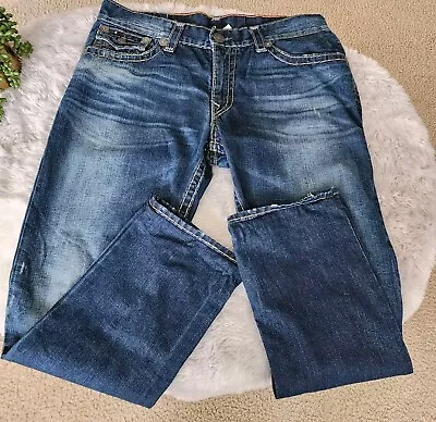 True Religion Ricky Super T Straight Distressed Men's 36x32 • $69.99