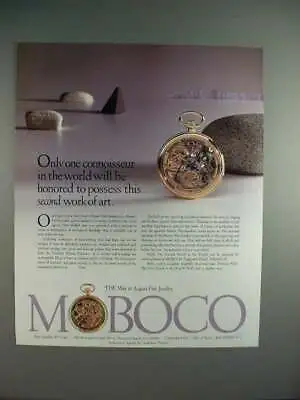 £18.92 • Buy 1986 Moboco Skeleton Minute Repeater Watch Ad!