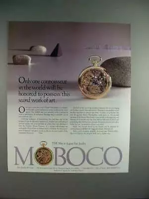 1986 Moboco Skeleton Minute Repeater Watch Ad! • £19.27