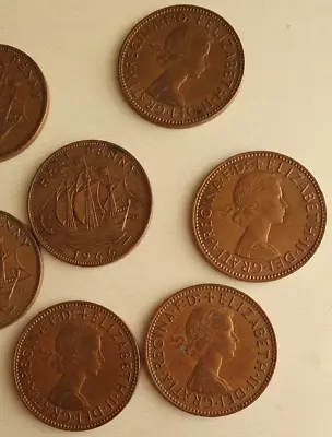 HALF PENNY ELIZABETH II COIN CHOOSE YEAR 1953 -1967 Lucky Ha'penny Golden Hind • £0.99