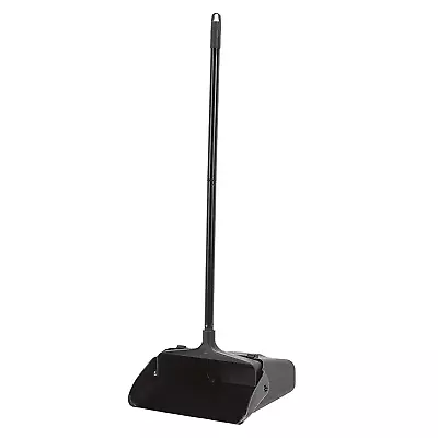 Genuine Dust Pan With Long Handle Lobby Dustpan Metal Upright Store Kitchen • $32.24