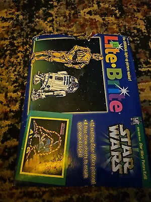 Vintage Star Wars Lite Brite Paper Hasbro Slightly USED • $9.99