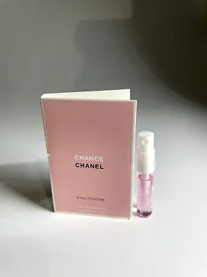 CHANEL CHANCE Eau Tendre EDT Perfume Sample 2ml Vial Spray  Fragrance Designer • $11.95