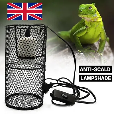 £14.98 • Buy UK Hot Reptile Ceramic Heating Light Bulb Lamp Holder With Anti-hot Cage Switch