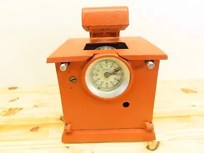 £87.40 • Buy Vintage Follett Time Recording Clock New York USA Orange Color
