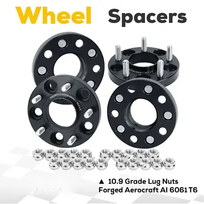 4X 1  25mm 5x4.5 To 5x114.3 Wheel Spacer 12X1.5 67.1 CB Fit For Jeep Ford Escape • $84.99