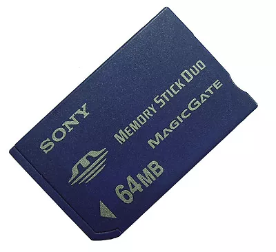 Sony 64MB Memory Stick Duo NON-PRO For Sony Old Camera PSP Recorder • $3.99