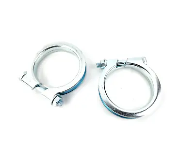 Pair 2x Mercedes Exhaust Muffler Clamp W124 W140 W126 W202 1244900141 05139260AA • $27.49