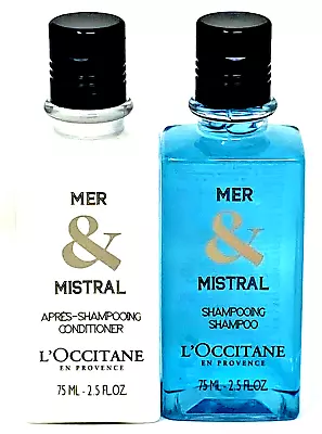 L'occitane Mer & Mistral Shampoo & Conditioner 2.5 Oz Set Of 2 • $14.08