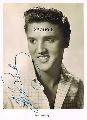 Elvis Presley #2 Reprint 8x10 Autographed Signed Picture Photo Man Cave Gift • $8.46