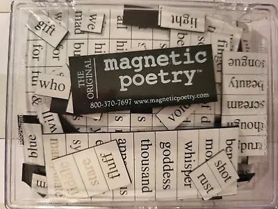 The Original Magnetic Poetry Kit Complete Slightly Used Excellent Condition • $15