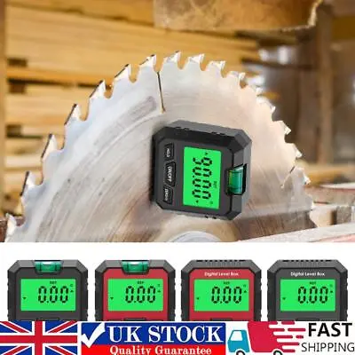 360° Magnetic Digital Protractor Angle Finder Gauge Inclinometer Level Meter UK • £11.39