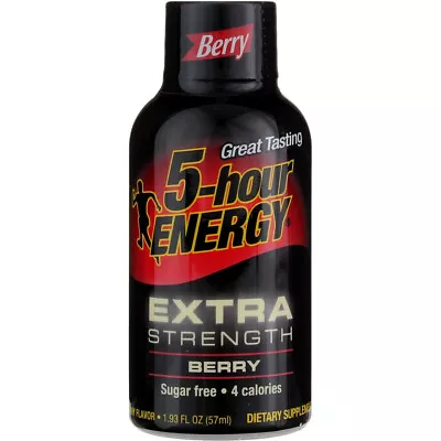 5 Pack 5-Hour Energy Extra Strength Shot Berry 1.93 Fl Oz • $19.85