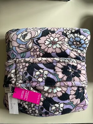 NWT ~ Aloha Blooms Lavender ~ Vera Bradley Travel Blanket ~ Throw • $51.99