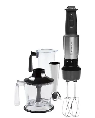 Wolfgang Puck 7 Cup Immersion Blender Stainless Steel WPIB2030 BRAND NEW • $120