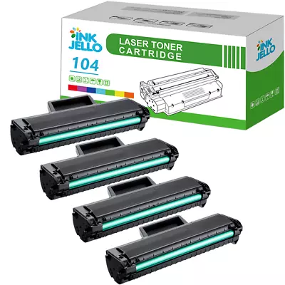 4 Black Toner MLT-D1042S For Samsung ML-1660 ML-1665 ML-1860 ML-1865 SCX-3205 • £34.99