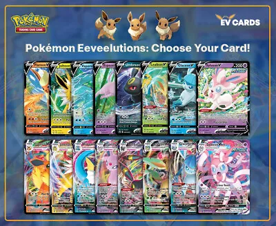 Pokemon Eeveelutions: Choose Your Card! Sylveon Leafeon Espeon Umbreon & More NM • $34.95