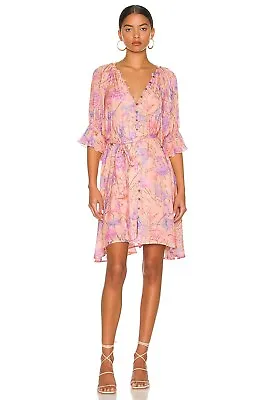 $230 • Buy Spell And The Gypsy Design Sz-M Butterfly Mini Dress Musk NWT, Very Roomy