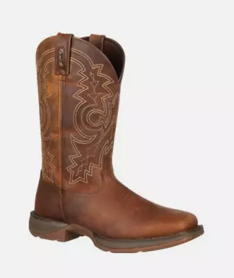DURANGO Rebel 12in Pull-On Brown Western Boots DB4443 • $114.99