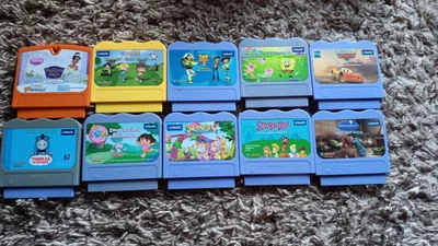 $21.99 • Buy Lot Of 10 VTech V.Smile Video Games Cartridges Various Games