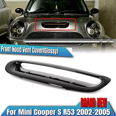 For Mini Cooper S R53 R50 2002-2005 Front Hood Bonnet Scoop Vent Kit Gloss Black • $61.08