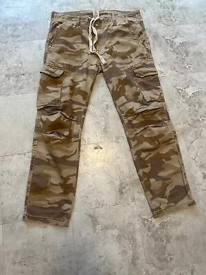 True Religion Cargo Pants Military Style Size 36 US 33 Inseam • $40