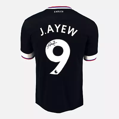£186.99 • Buy Jordan Ayew Signed Crystal Palace Shirt 2022-23 Third Away [9]