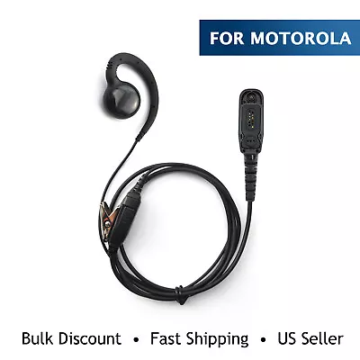 Lot PTT Swivel Earpiece For Motorola Radios MTP850s XPR7550e XPR7580 APX900 • $16.50