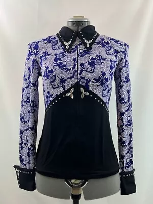 XXLarge Western Show Pleasure Rail Shirt Jacket Clothes Showmanship Horsemanship • $89.98