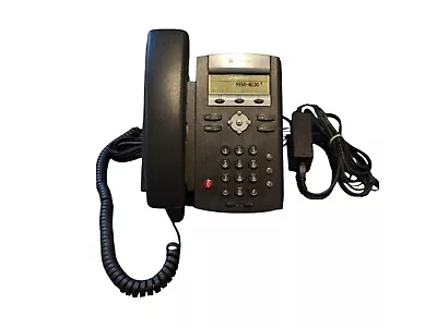 Polycom Soundpoint IP 331 VoIP SIP 2-Line Business Desk Phone With Adapter • $15
